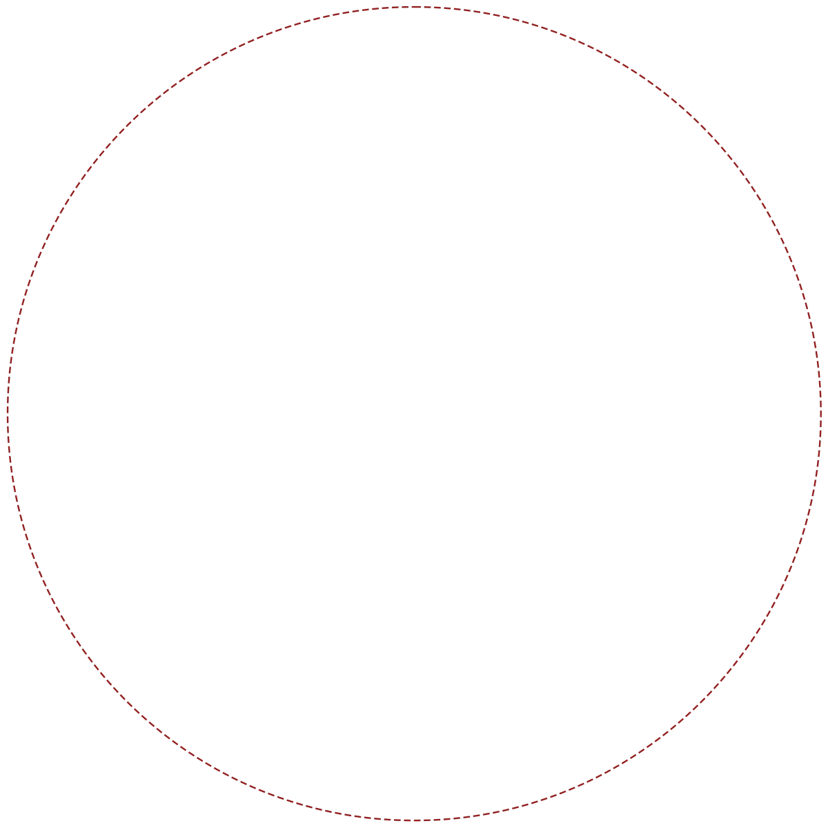 Cercle noir avec bordure